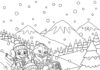Paw Patrol Winter Coloring Page