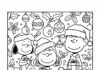 Peanuts Christmas Coloring Page
