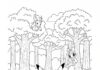 Pikachu Character Coloring Page