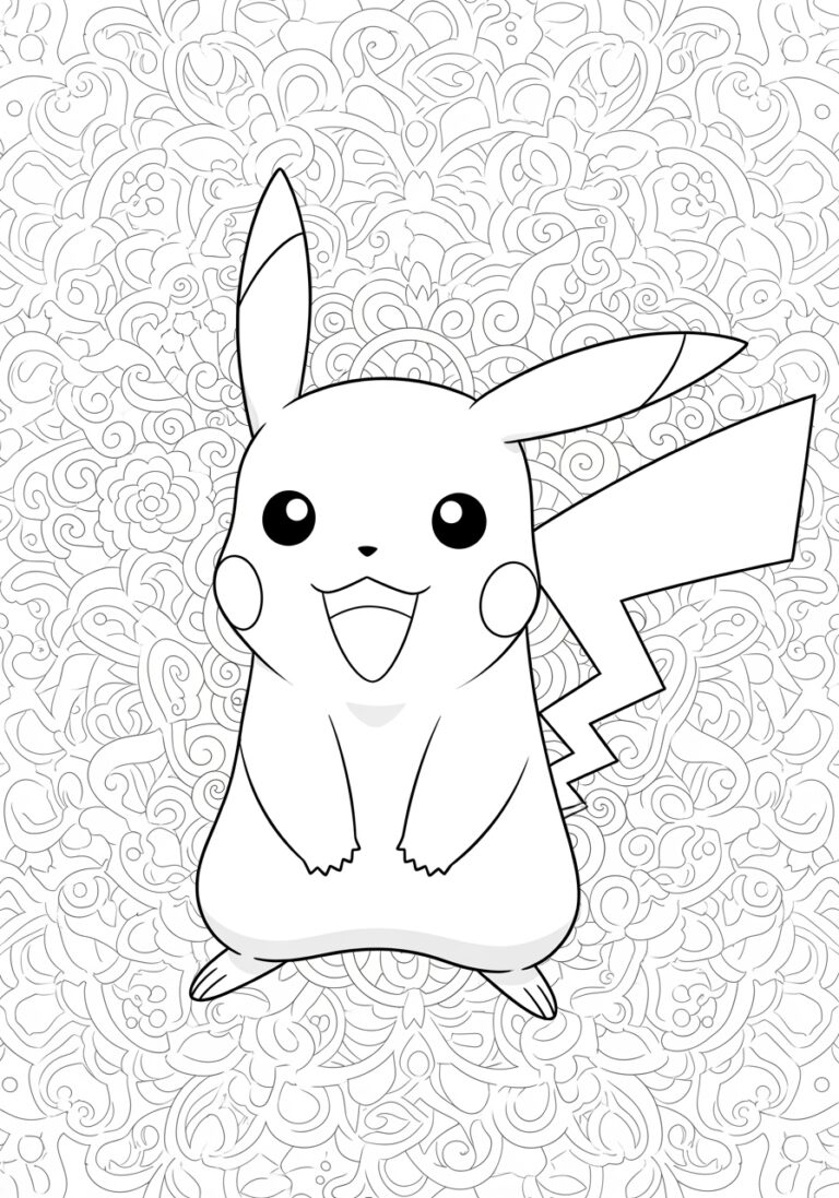 Pikachu Coloring Game