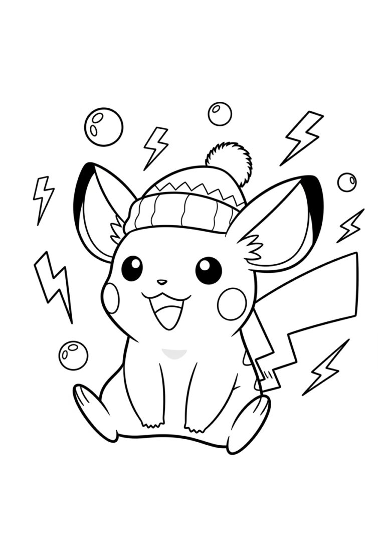 Pikachu Picture to Print and Color Pikachu Picture to Print and Color
