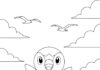 Piplup Pokémon Coloring Page to Print Out and Color