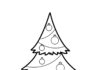 Plain Christmas Tree Coloring Page