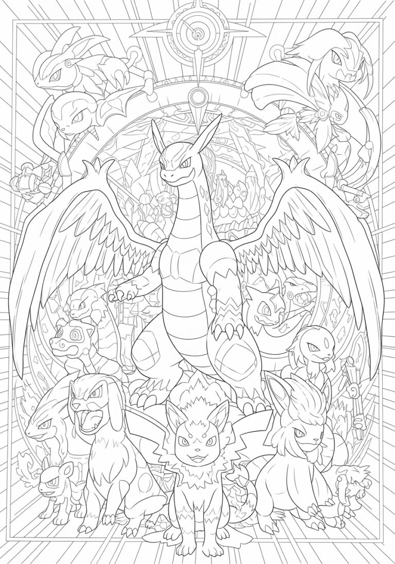 Pokemon Advanced Coloring Page to Print Out and Color Pokemon Advanced Coloring Page to Print Out and Color