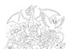 Pokemon Collage Coloring Page to Print Out and Enjoy