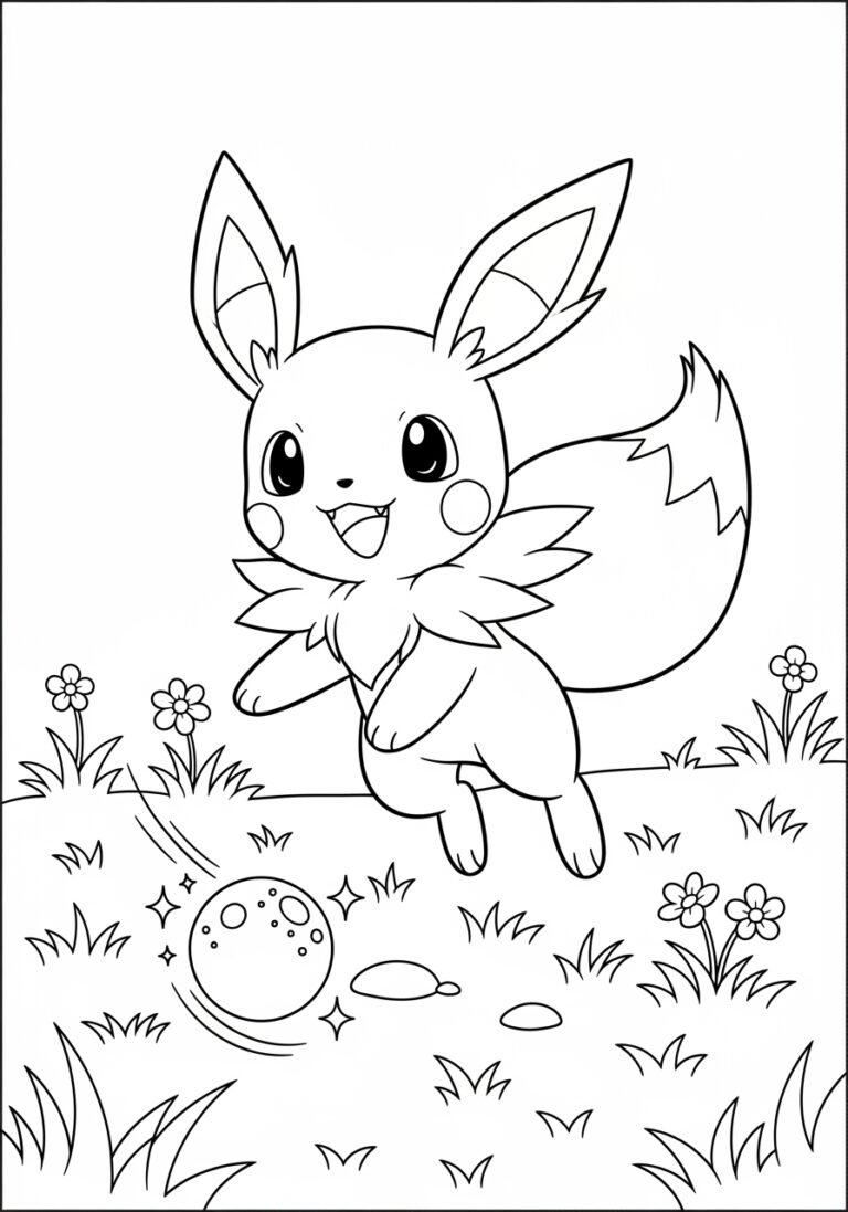Pokemon Color Page Black and White Pokemon Color Page Black and White