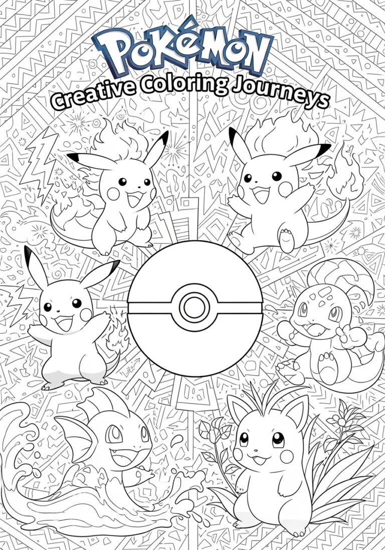 Pokemon Colouring Adventure to Print Out and Color Pokemon Colouring Adventure to Print Out and Color