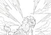Pokemon Entei Coloring Page to Print Out and Color