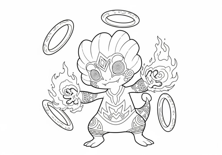 Pokémon Hoopa Picture to Print Out and Color Pokémon Hoopa Picture to Print Out and Color