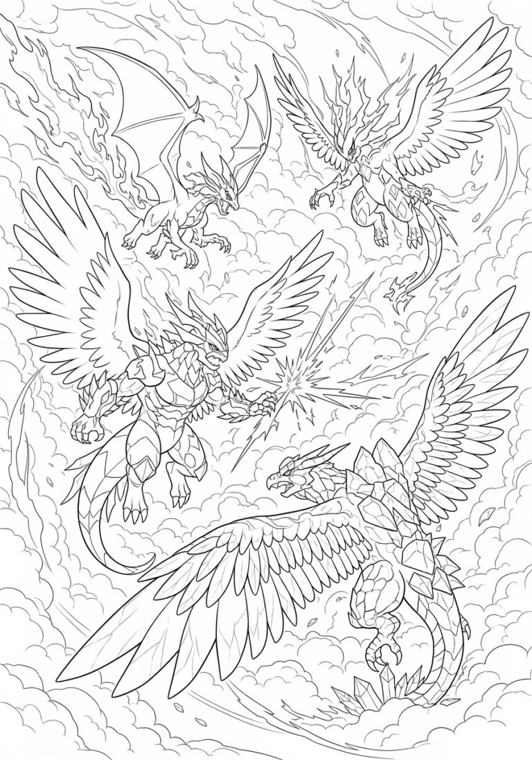 Pokemon Legend Coloring Page to Print Out and Color Pokemon Legend Coloring Page to Print Out and Color
