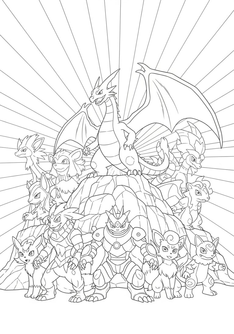 Pokemon Picture to Print Out and Color Pokemon Picture to Print Out and Color