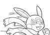 Pokemon Raboot Coloring Page to Print Out and Color