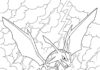 Pokémon Rayquaza Coloring Page