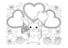 Pokemon Valentine Coloring Page