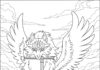 Pokemon Zacian Coloring Page to Print and Color