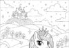 Pony Princess Coloring Page