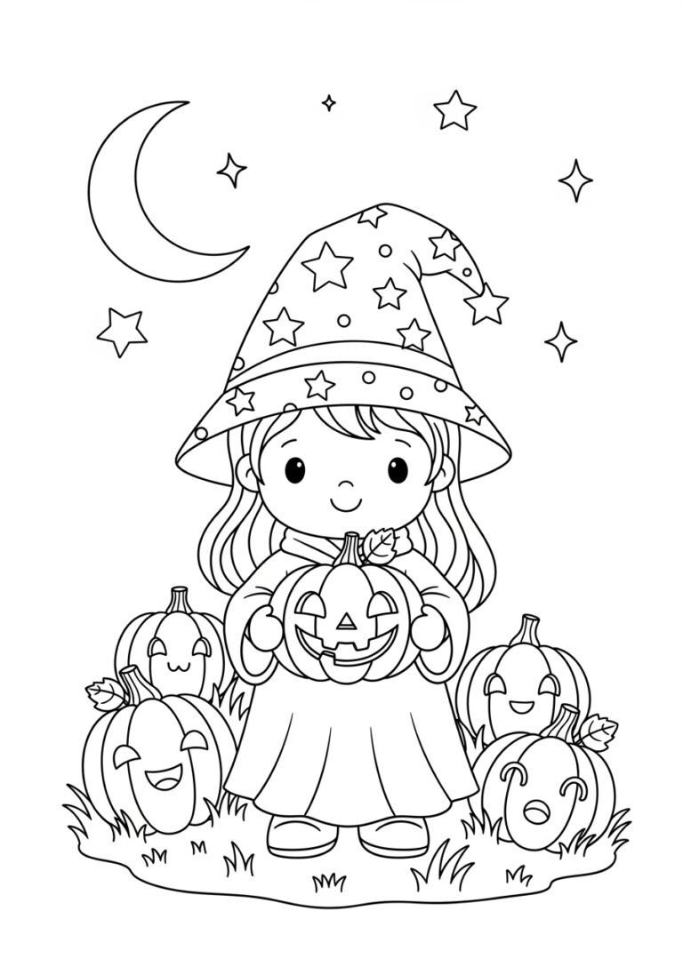 Precious Moments Halloween Coloring Page Precious Moments Halloween Coloring Page