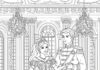 Prince Princess Coloring Page