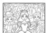 Princess and the Pauper Coloring Page