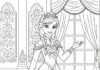 Princess Anna Coloring Page
