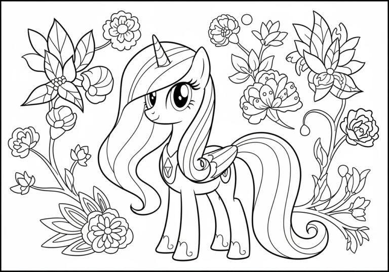 Princess Cadance Coloring Page Princess Cadance Coloring Page
