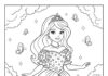 Princess Colouring Photo