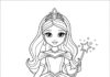 Princess Doll Coloring Page