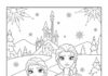 Princess Frozen 2 Coloring Page