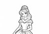 Princess Gown Coloring Page