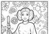 Princess Leia Coloring Page