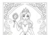 Princess Leonora Coloring Page