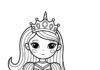 Princess Mermaid Unicorn Coloring Page