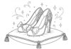 Princess Shoe Coloring Page