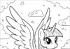 Princess Twilight Coloring Page