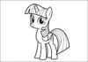 Princess Twilight Sparkle Coloring Page