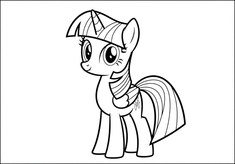Princess Twilight Sparkle Coloring Page Princess Twilight Sparkle Coloring Page