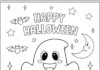 Printable Easy Halloween Coloring Page