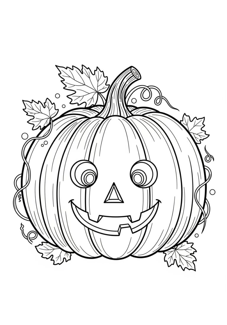 Printable Picture of a Pumpkin to Color Printable Picture of a Pumpkin to Color