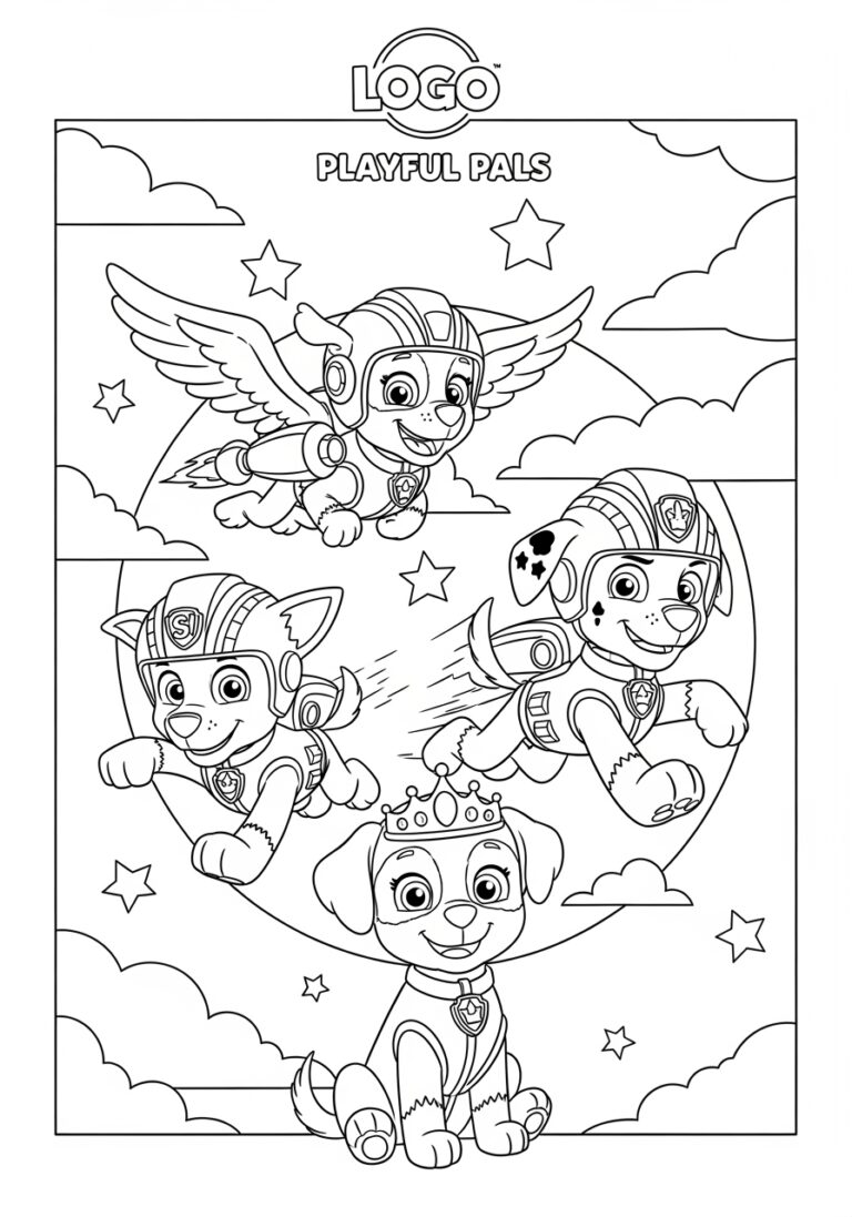 Psi Patrol Coloring Page