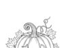 Pumpkin Carving Coloring Page
