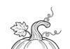 Pumpkin Coloring Activity to Print Out and Color