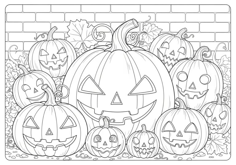 Pumpkin Coloring Idea for Kids Pumpkin Coloring Idea for Kids
