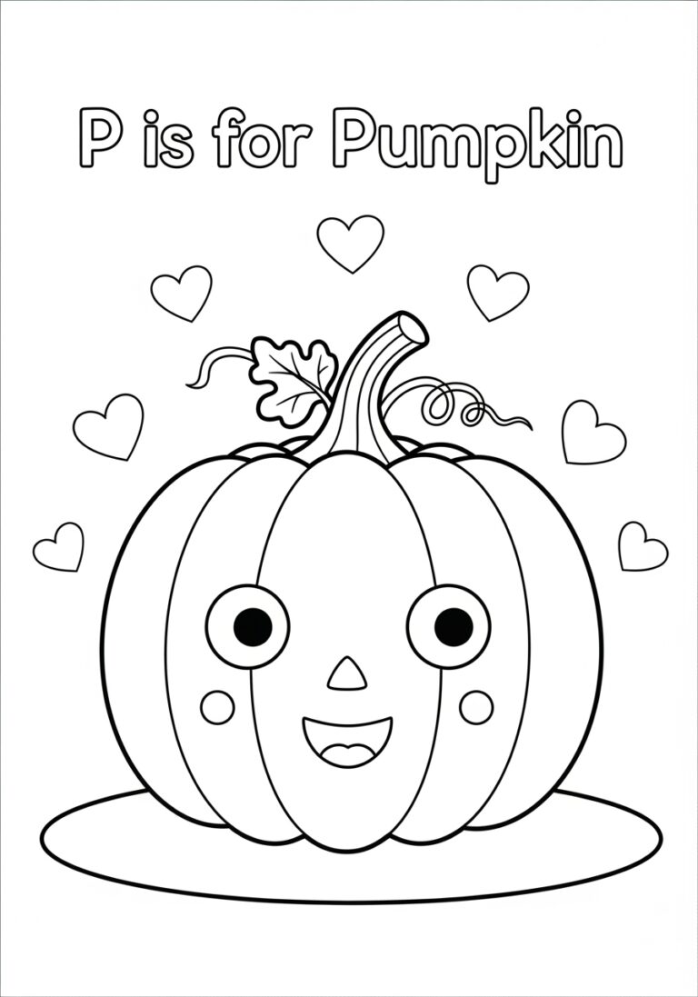 Pumpkin Coloring Page for Kindergarten Pumpkin Coloring Page for Kindergarten