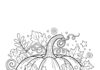 Pumpkin Decorating Coloring Page