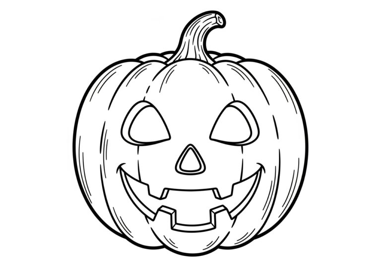 Pumpkin Mask Coloring Page to Print Out and Color Pumpkin Mask Coloring Page to Print Out and Color