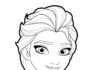 Queen Elsa Frozen Coloring Page