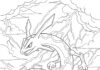 Rayquaza VMAX Coloring Page to Print and Color
