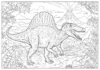 Real Dinosaur Coloring Page to Print Out and Color