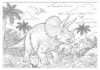 Realistic Dinosaur Coloring Page