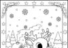 Rudolph the Red-Nosed Reindeer Coloring Page
